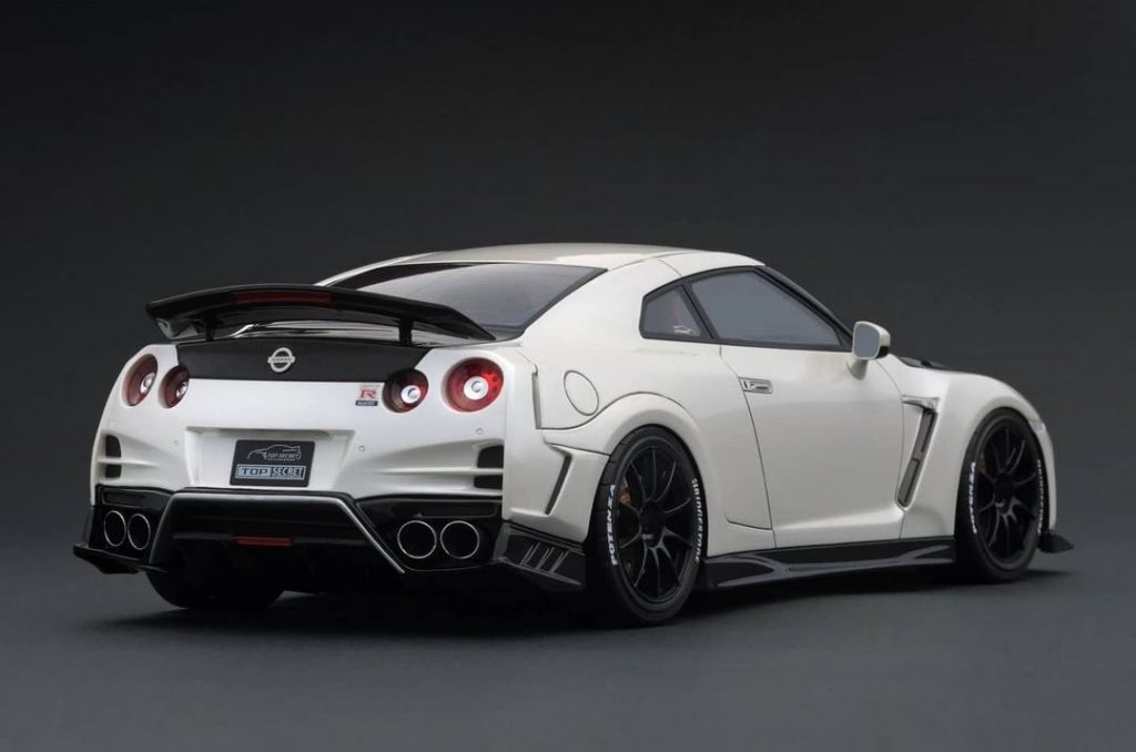 IG Model Nissan GTR Top Secret (White)