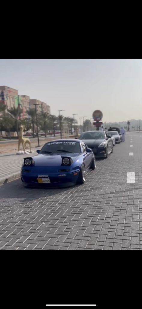 Mazda miata 1989 engine 1.6 hydraulic system exhaust Racing Beat Work rimes the place Ras al khaimah for any more information please contact WhatsApp:0544044868