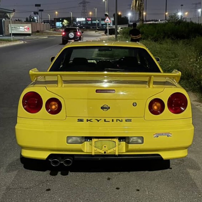 Nissan Skyline R34 GT-T (Lightning Yellow)